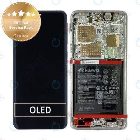 Huawei P60 Pro - LCD Displej + Dotykové Sklo + Rám + Batéria - 02355MUT Genuine Service Pack