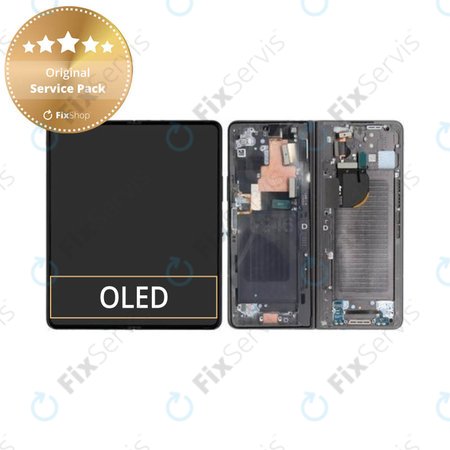 Samsung Galaxy Z Fold 5 F946B - LCD Displej + Dotykové Sklo + Rám (Gray) - GH82-31842D Genuine Service Pack