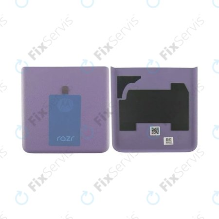 Motorola Razr 40 - Batériový Kryt (Spodný) (Grape Compote) - 5S58C22941 Genuine Service Pack