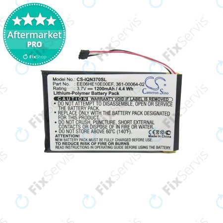 Garmin Nuvi 3700, 3760, 3760T, 3790, 3790T - Batéria 361-00046-02, 361-00064-02, EE06HE10E00EF 1200mAh HQ