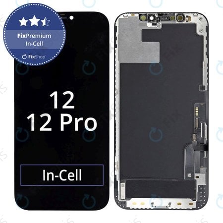 Apple iPhone 12, 12 Pro - LCD Displej + Dotykové Sklo + Rám In-Cell FixPremium