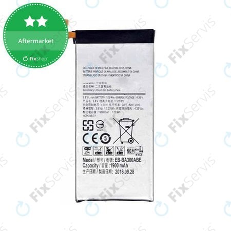 Samsung Galaxy A3 A300F - Batéria EB-BA300ABE 1900mAh