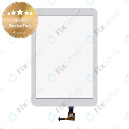 Huawei Mediapad T1 10 - Dotykové Sklo + Rám (White) - 02350GUR Genuine Service Pack