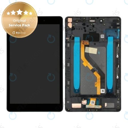 Samsung Galaxy Tab A 8.0 (2019) - LCD Displej + Dotykové Sklo (Carbon Black) - GH81-17178A Genuine Service Pack