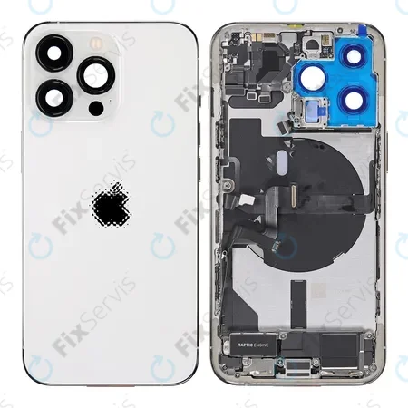 Apple iPhone 13 Pro - Zadný Housing s Malými Dielmi (Silver)