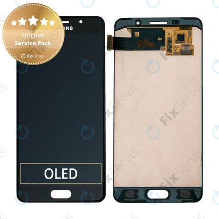 Samsung Galaxy A5 A510F (2016) - LCD Displej + Dotykové Sklo (Black) - GH97-18250B Genuine Service Pack